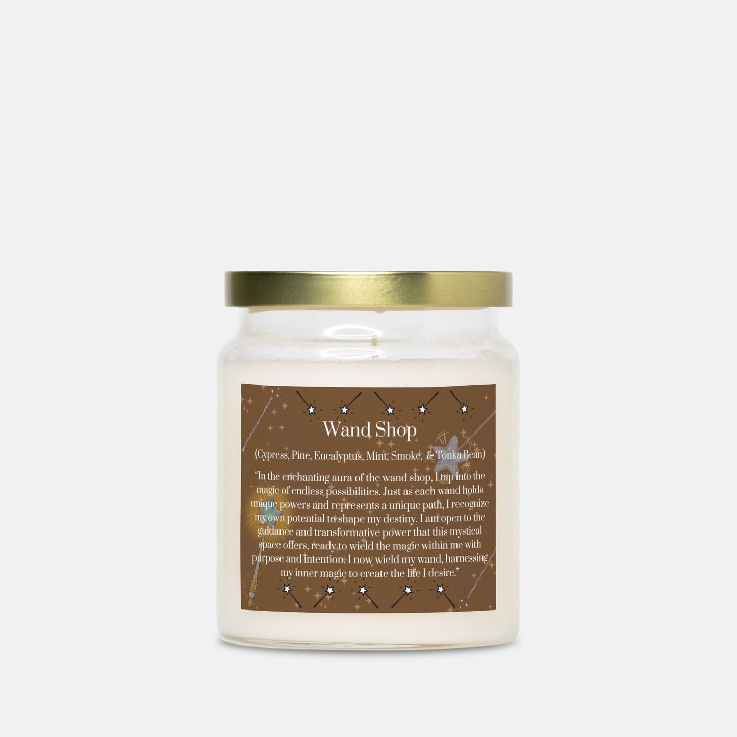 Wand Shop 9 oz. Apothecary Jar Vegan Coconut Soy Wax Candle